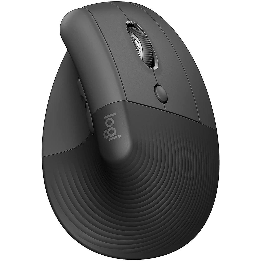 Logitech - Lift Vertical Wireless Ergonomic Mouse - Graphite