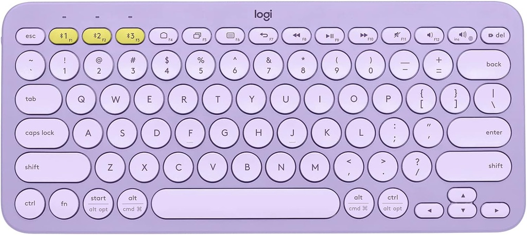 Logitech K380 Keyboard - Lavender Lemonade